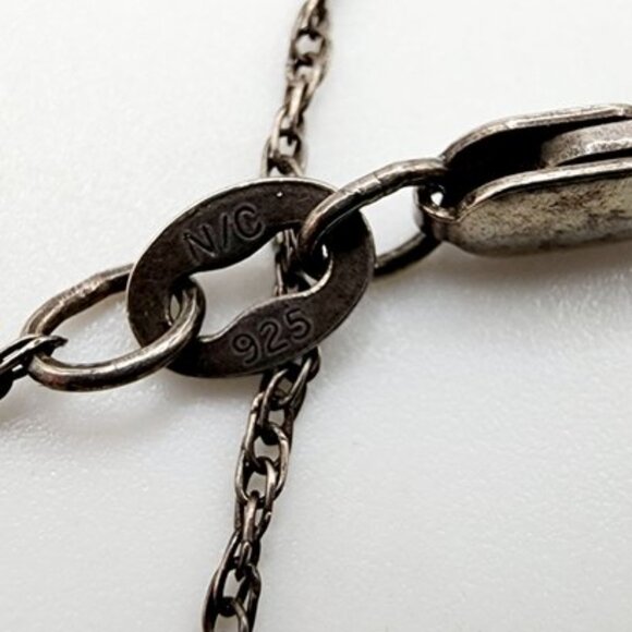 Vintage 1968 Class Graduation Sterling Silver Charm on Twisted Rope Chain - Picture 7 of 8